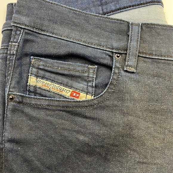 Diesel Industry Grupee Super Slim Skinny Low Waist Size 27 - Picture 13 of 16
